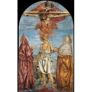   St Jerome and Two Saints, By Andrea del Castagno  Home & Kitchen