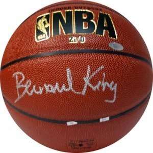 Bernard King Autographed/Hand Signed Spalding Indoor/Outdoor 