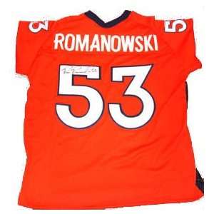 Bill Romanowski Autographed Denver Broncos NFL Jersey:  