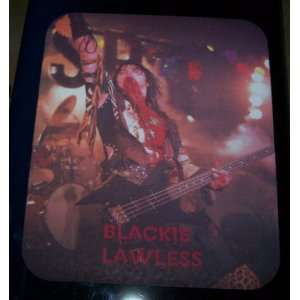  WASP Blackie Lawless Drinking Blood COMPUTER MOUSE PAD 