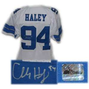 Charles Haley Autographed White Custom Jersey
