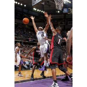  Miami Heat v Sacramento Kings: DeMarcus Cousins and Chris 
