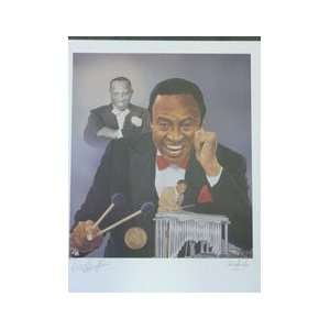  Signed Hampton, Lionel Litho By Lionel Hampton and the artist Chris 