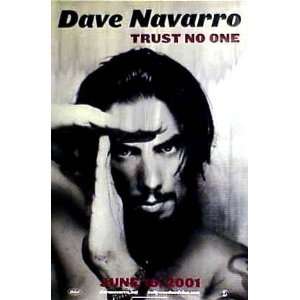 DAVE NAVARRO Trust No One 24x36 Poster