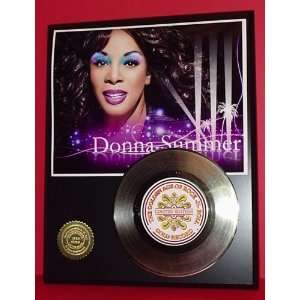 Donna Summer 24kt Gold Record LTD Edition Display ***FREE PRIORITY 