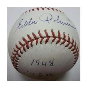  MLBPAA Eddie Robinson 48 WSC Autographed Baseball Sports 