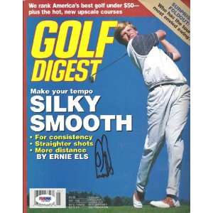 Ernie Els Autographed Golf Magazine PSA/DNA #L62966