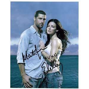 Matthew Fox and Evangeline Lilly in LOST photo with 