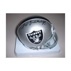 Fred Biletnikoff Autographed Oakland Raiders NFL Mini Helmet