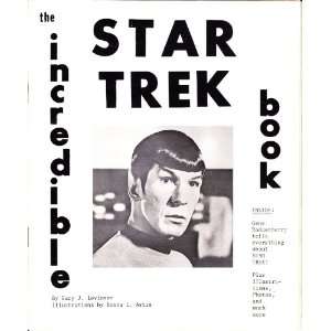 INCREDIBLE STAR TREK BOOK Gene Roddenberry  Books