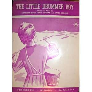   Drummer Boy Katherine Davis, Henry Onorati, Harry Simeone Books
