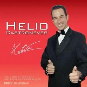  Helio Castroneves 2009 12x12 Wall Calendar Sports 