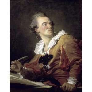  Inspiration by Jean Honore Fragonard. Size 17.50 X 22.00 
