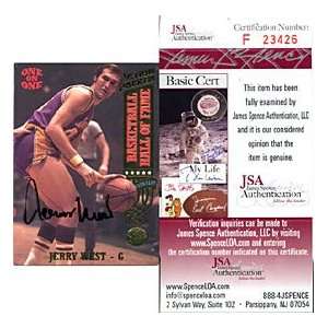 Jerry West Autographed / Signed 1993 Action Packed Card (James Spence)