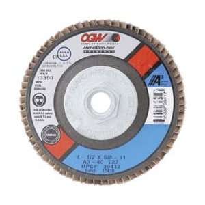   Made in USA 4 1/2x7/8 T29 40g A/o Abrasive Flap Disc
