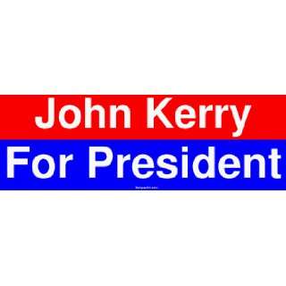 John Kerry For President Bumper Sticker