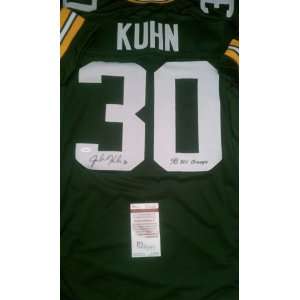  John Kuhn Signed Green Bay Packers Jersey 