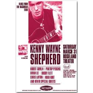Kenny Wayne Shepherd Poster   Concert Flyer   Blues From the Backroad 
