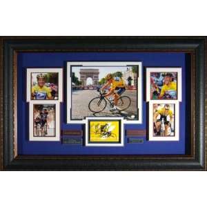 Lance Armstrong signed collage