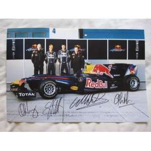  Sebastian Vettel, Mark Webber, Adrian Newey, Christian 