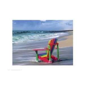 Chair by Mike Jones. size: 28 inches width by 22 inches height. Art 