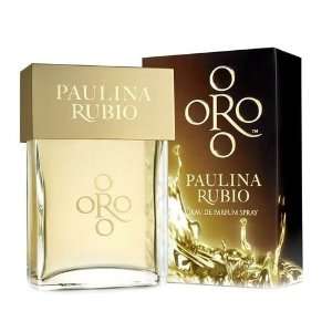 PAULINA RUBIO ORO Perfume. EAU DE PARFUM SPRAY 3.3 oz / 100 ml By 