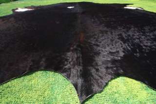   Rug Cowskin Cow Hide Skin Leather Bull Carpet Animal Throw Steer J38