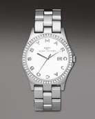 MARC by Marc Jacobs Round Watch, White   
