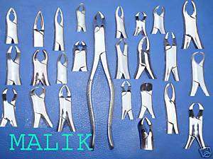 30 NEW EXTRACTING FORCEPS EXTRACTION DENTAL INSTRUMENTS  