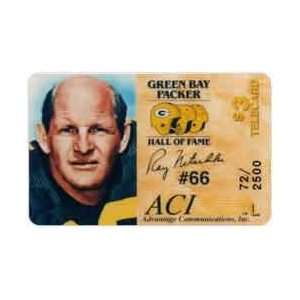  Collectible Phone Card $3. Ray Nitschke (Green Bay Packer 