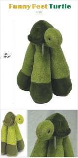 Funny Feet Turtle stuffed animal plush toy  