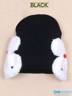 Cute Baby Kids Children crochet rabbit Bunny earmuffs beanie beret Cap 