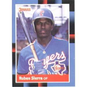  1988 Donruss # 223 Ruben Sierra Texas Rangers Baseball 