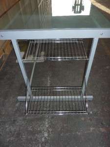 Quality Glass Topped Desk   Good condition  