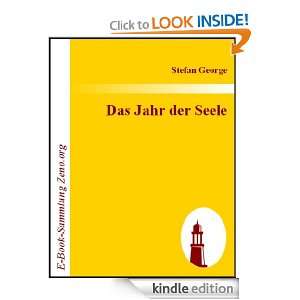   der Seele (German Edition) Stefan George  Kindle Store