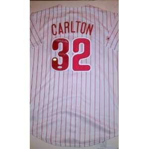 Steve Carlton Signed Authentic Philadephia Phillies Jersey