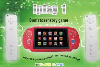 New 4.3 Sensor Sport Game  MP4 MP5 Player 720P PSP TV OUT Wireless 