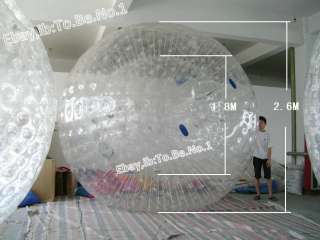 NEW 2.6M Zorb Ball Zorbing. There are gifts! pvc 1.00mm  