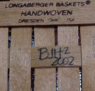 Longaberger 2002 Small Sweetest Gift Basket Set Free Sh  