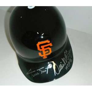Willie Mays & Willie McCovey San Francisco Giants Signed Autographed 