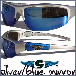 Pair Sunglasses Golf ing Fishing Sports Mirror Lens  