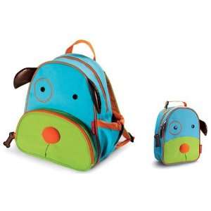  Skip Hop Zoo Backpack and Lunchie  Dog Baby