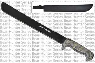 24 Full Tang Machete/ Saw Bear Hunter Hunting Camo(AP005CM1 ST6 