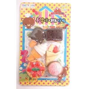  Japanese Style Cute Fun Dessert Erasers: Everything Else