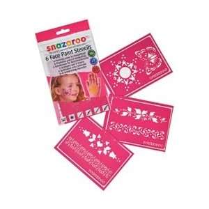  Reeves Art Snazaroo Face Painting Stencils 6/Pkg Set For 