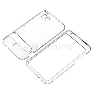 generic snap on crystal case compatible with htc thunderbolt 4g clear 