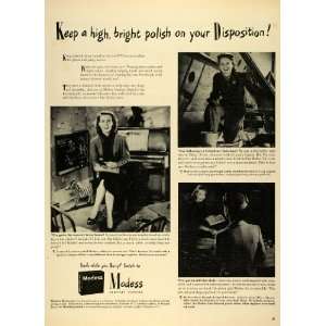  1943 Ad Modess Sanitary Napkin Pad Personal Care Feminine 