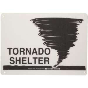   Fiberglass, Black On White Color Door Sign, Legend Tornado Shelter