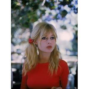 Actress Brigitte Bardot on Location During Filming of Movie Viva 