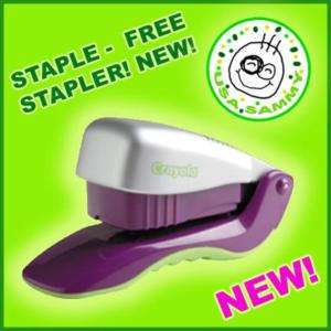 CRAYOLA Total Tools Staple Free Stapler SAFE FOR KIDS  